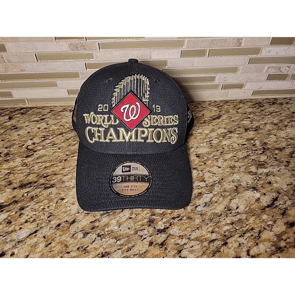 Washington Nationals Hat Cap New Era 39Thirty MLB Baseball World Series Champs